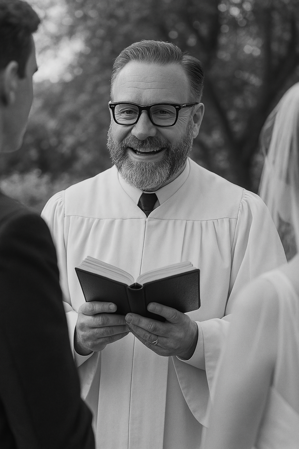 Rev. Adam Griffis, wedding officiant